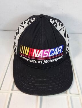 VTG  NASCAR Motorsports Adult Snapback Ball Cap 90s Racing.